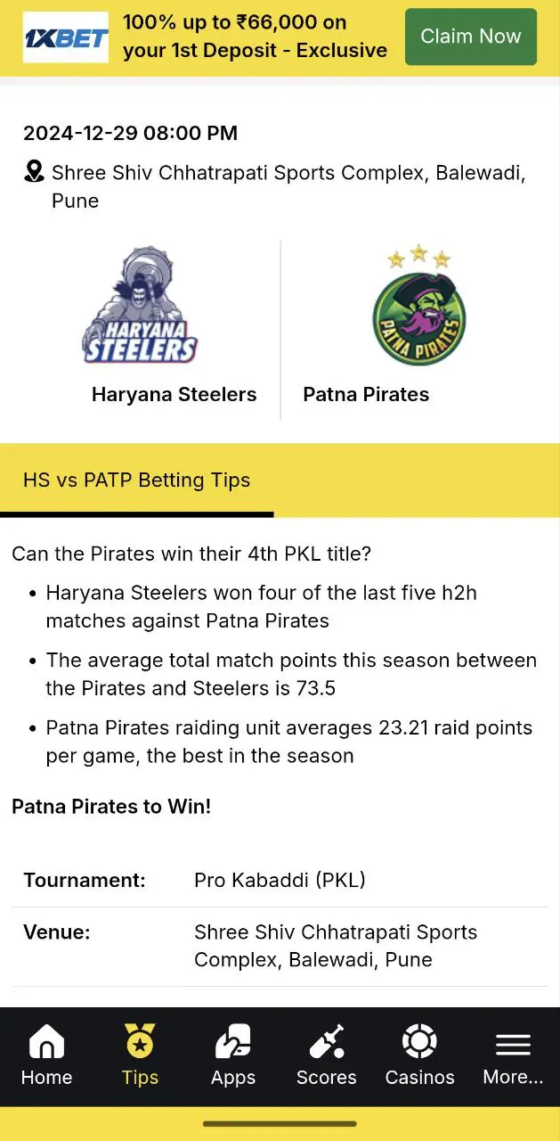 Kabaddi Tips