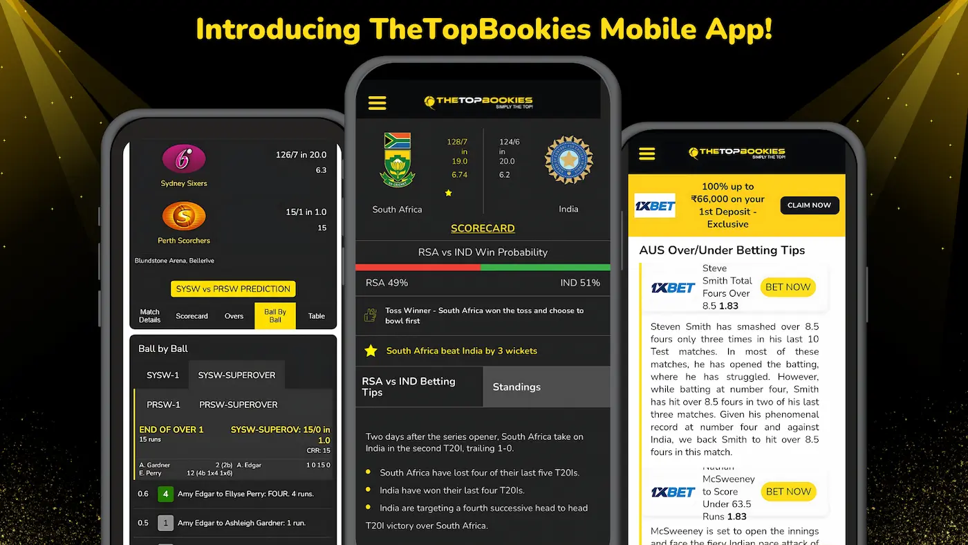 TheTopBookies Betting Predictions App