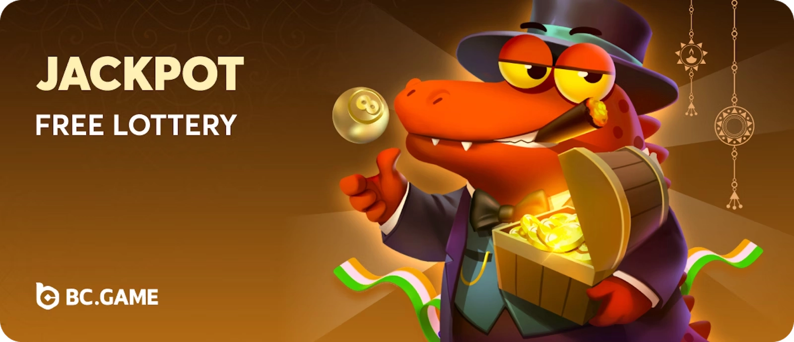 BC.GAME Welcome Lottery - A Chance for New Players to Win ₹83 Lakhs